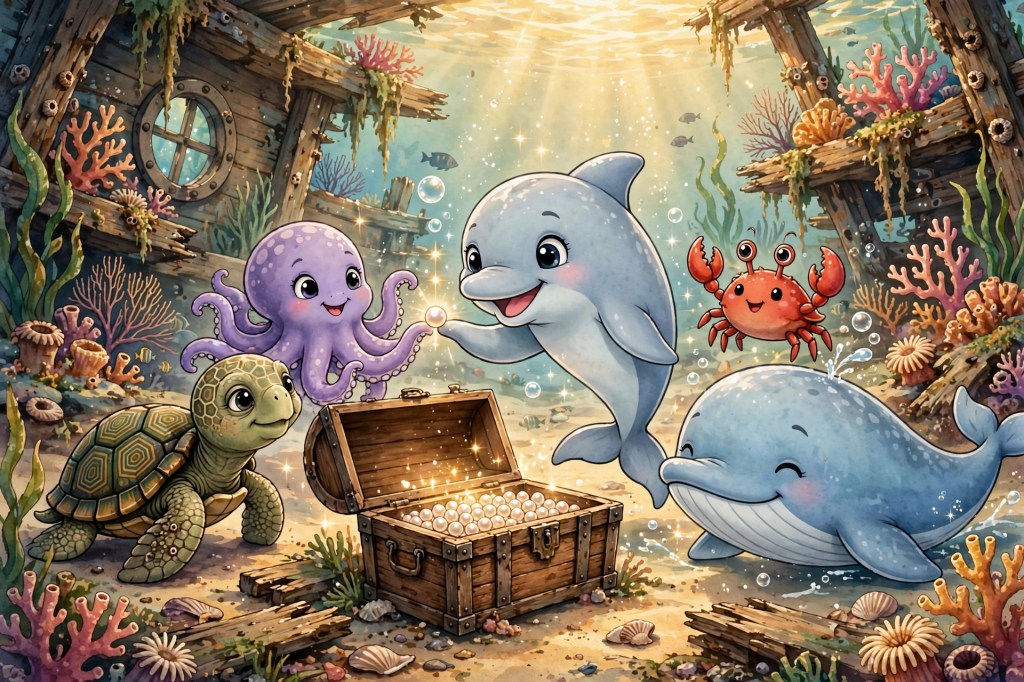 لولو الدلفينة الكريمة | Lulu the Generous&nbsp;Dolphin