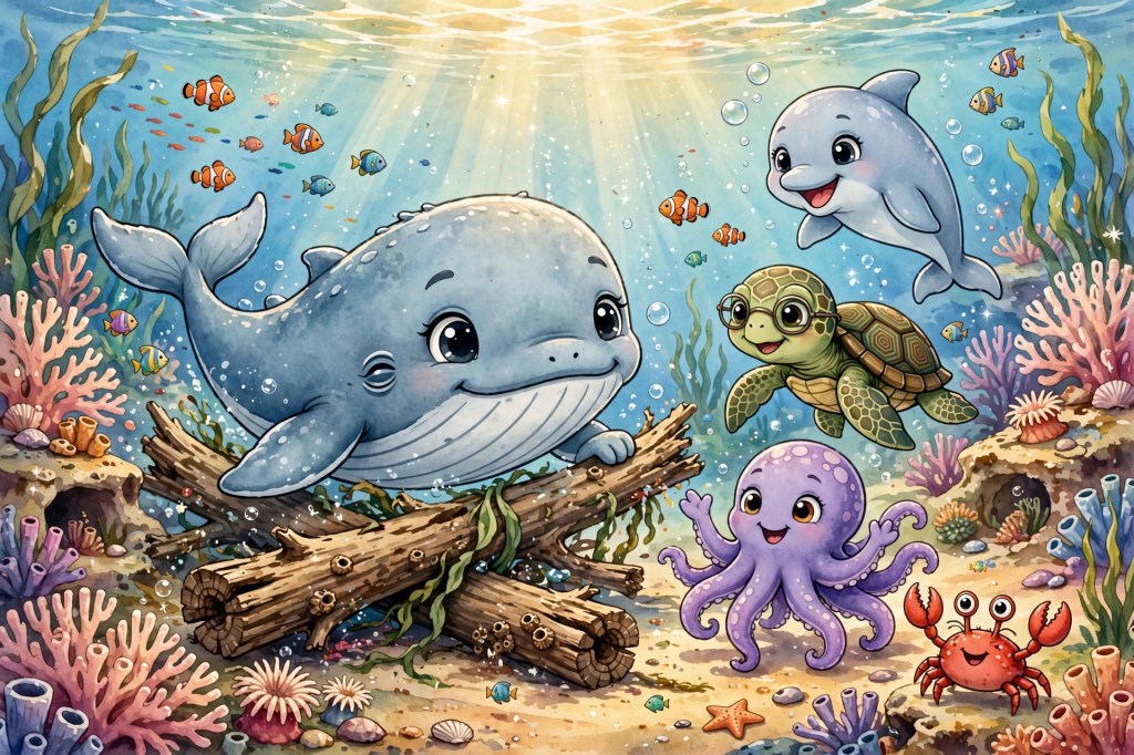 مومو الحوت المساعد | Momo the Helpful&nbsp;Whale
