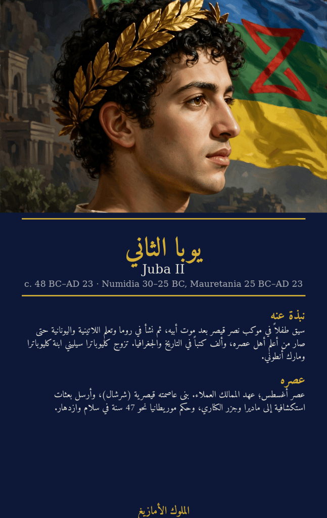 يوبا الثاني (حوالي 48 ق.م – 23 م): الملك العالم